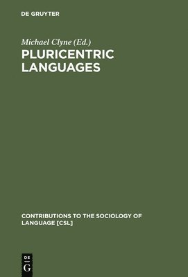 Michael Clyne - Pluricentric Languages, Inbunden