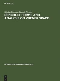 Nicolas Bouleau, Francis Hirsch - Dirichlet Forms and Analysis on Wiener Space, Inbunden