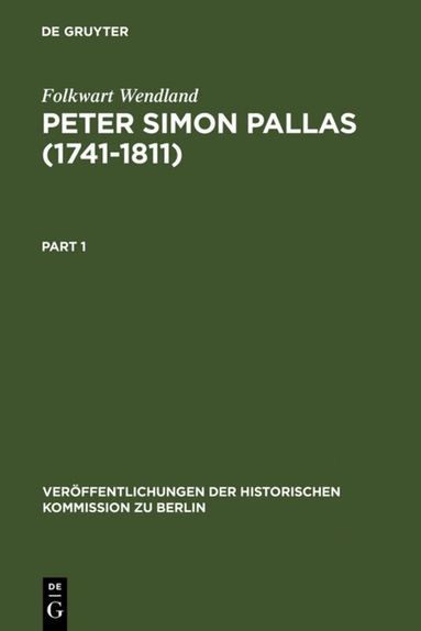 Folkwart Wendland - Peter Simon Pallas (1741-1811), Inbunden