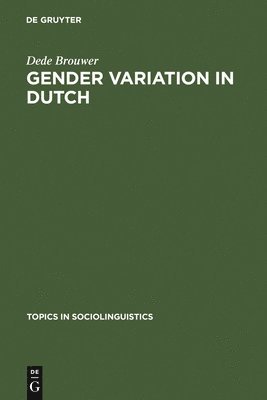bokomslag Gender Variation in Dutch