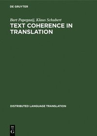 bokomslag Text Coherence in Translation