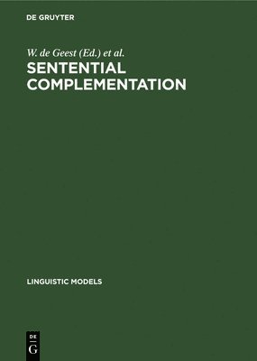 Sentential Complementation 1