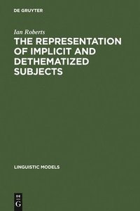 bokomslag Representation of Implicit and Dethematized Subjects