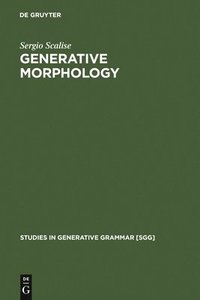 bokomslag Generative Morphology