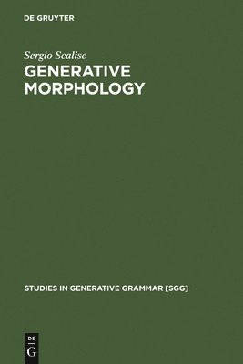 bokomslag Generative Morphology