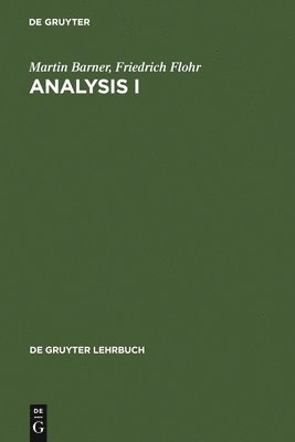 Analysis I 1