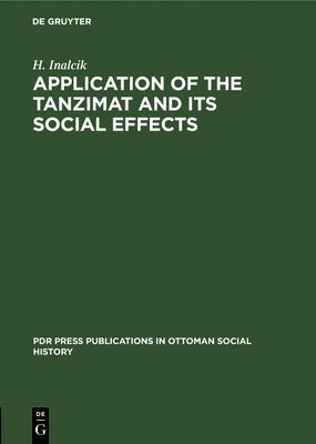 Application of the Tanzimat and its social effects 1