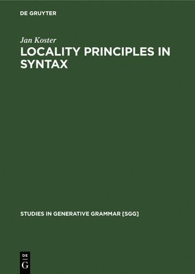 bokomslag Locality Principles in Syntax