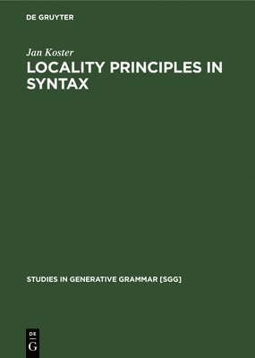 Locality principles in syntax 1