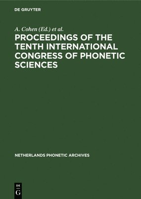 Proceedings of the Tenth International Congress of Phonetic Sciences 1