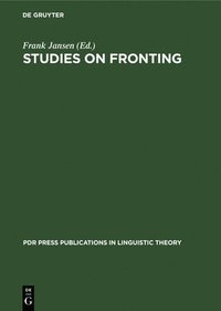 bokomslag Studies on Fronting