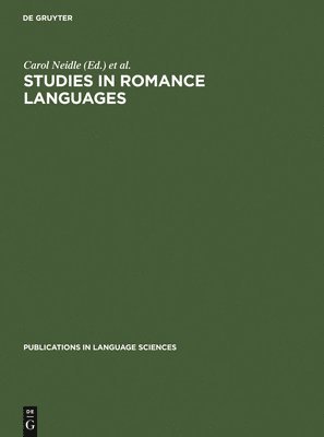 Studies in Romance Languages 1