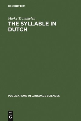 bokomslag Syllable in Dutch