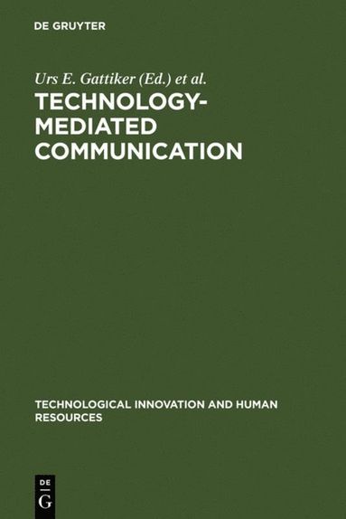 bokomslag Technology-Mediated Communication