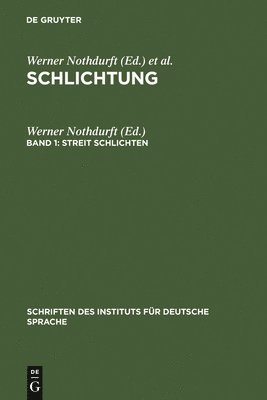 Werner Nothdurft - Streit schlichten, Inbunden