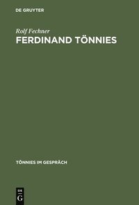 bokomslag Ferdinand Tnnies