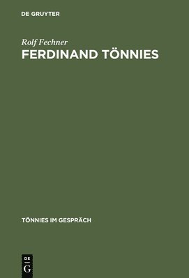 Ferdinand Tnnies 1