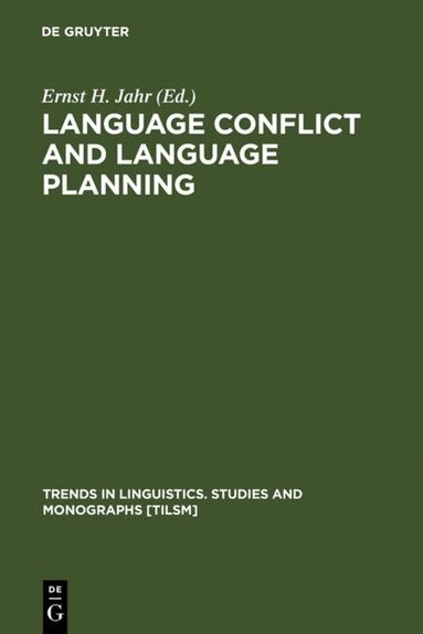 Ernst H. Jahr - Language Conflict and Language Planning, Inbunden