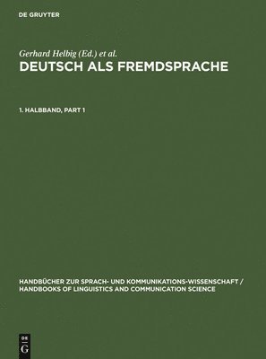 Gerhard Helbig, Lutz Götze, Gert Henrici, Hans-Jürgen Krumm - Deutsch ALS Fremdsprache. 1. Halbband, Inbunden