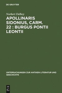 bokomslag Apollinaris Sidonius, Carm. 22