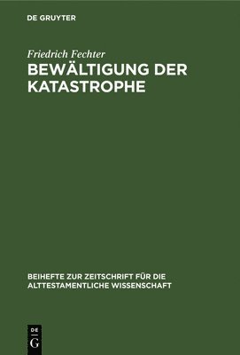 bokomslag Bewltigung der Katastrophe