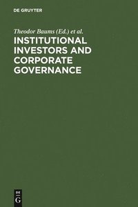bokomslag Institutional Investors and Corporate Governance