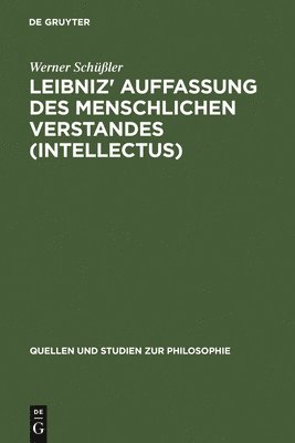 bokomslag Leibniz' Auffassung Des Menschlichen Verstandes (Intellectus)