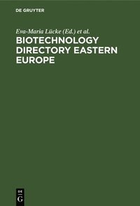 bokomslag Biotechnology Directory Eastern Europe