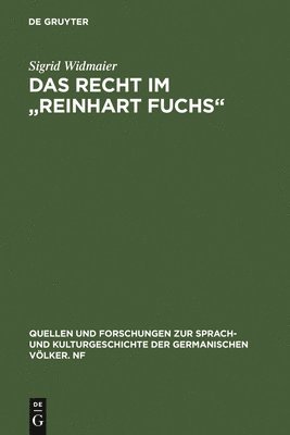 bokomslag Das Recht im &quot;Reinhart Fuchs&quot;