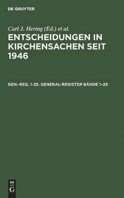 bokomslag General-Register Bnde 1-25