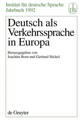 bokomslag Deutsch als Verkehrssprache in Europa