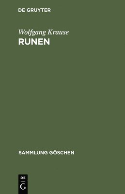 Wolfgang Krause - Runen, Inbunden