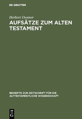 bokomslag Aufstze zum Alten Testament