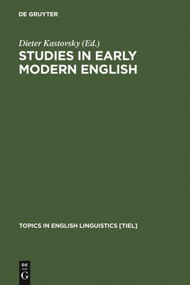 Studies in Early Modern English 1