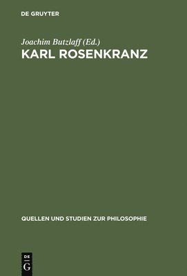 Karl Rosenkranz, Joachim Butzlaff - Karl Rosenkranz, Inbunden