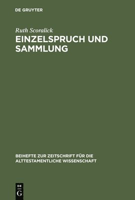 Einzelspruch und Sammlung 1