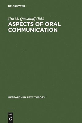 bokomslag Aspects of Oral Communication