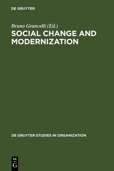 Bruno Grancelli - Social Change and Modernization, Inbunden