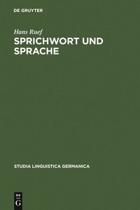 bokomslag Sprichwort und Sprache