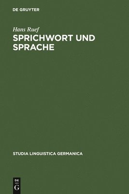 bokomslag Sprichwort und Sprache