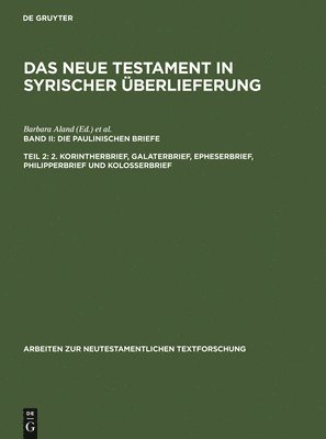 bokomslag 2. Korintherbrief, Galaterbrief, Epheserbrief, Philipperbrief und Kolosserbrief