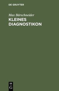 bokomslag Kleines Diagnostikon