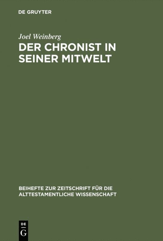Chronist in seiner Mitwelt