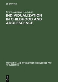 bokomslag Individualization in Childhood and Adolescence