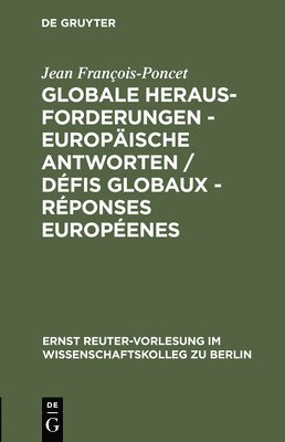 Globale Herausforderungen - Europische Antworten / Dfis globaux - Rponses europenes 1