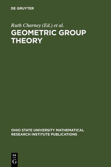 Ruth Charney, Michael Davis, Michael Shapiro - Geometric Group Theory, Inbunden