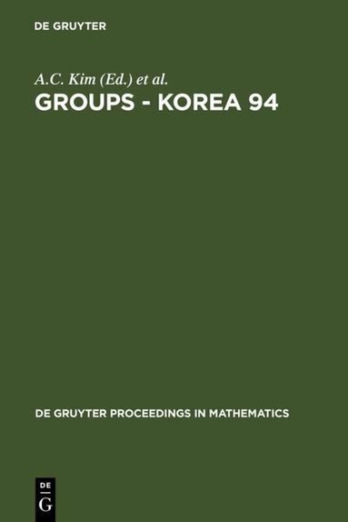 A.C. Kim, D.L. Johnson - Groups - Korea 94, Inbunden