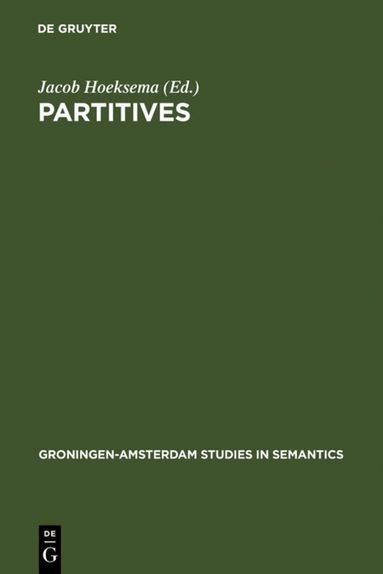 Jacob Hoeksema - Partitives, Inbunden