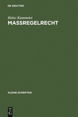 bokomslag Maßregelrecht