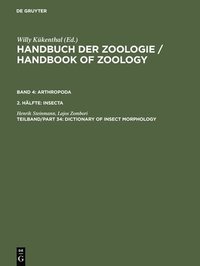 bokomslag Dictionary of Insect Morphology